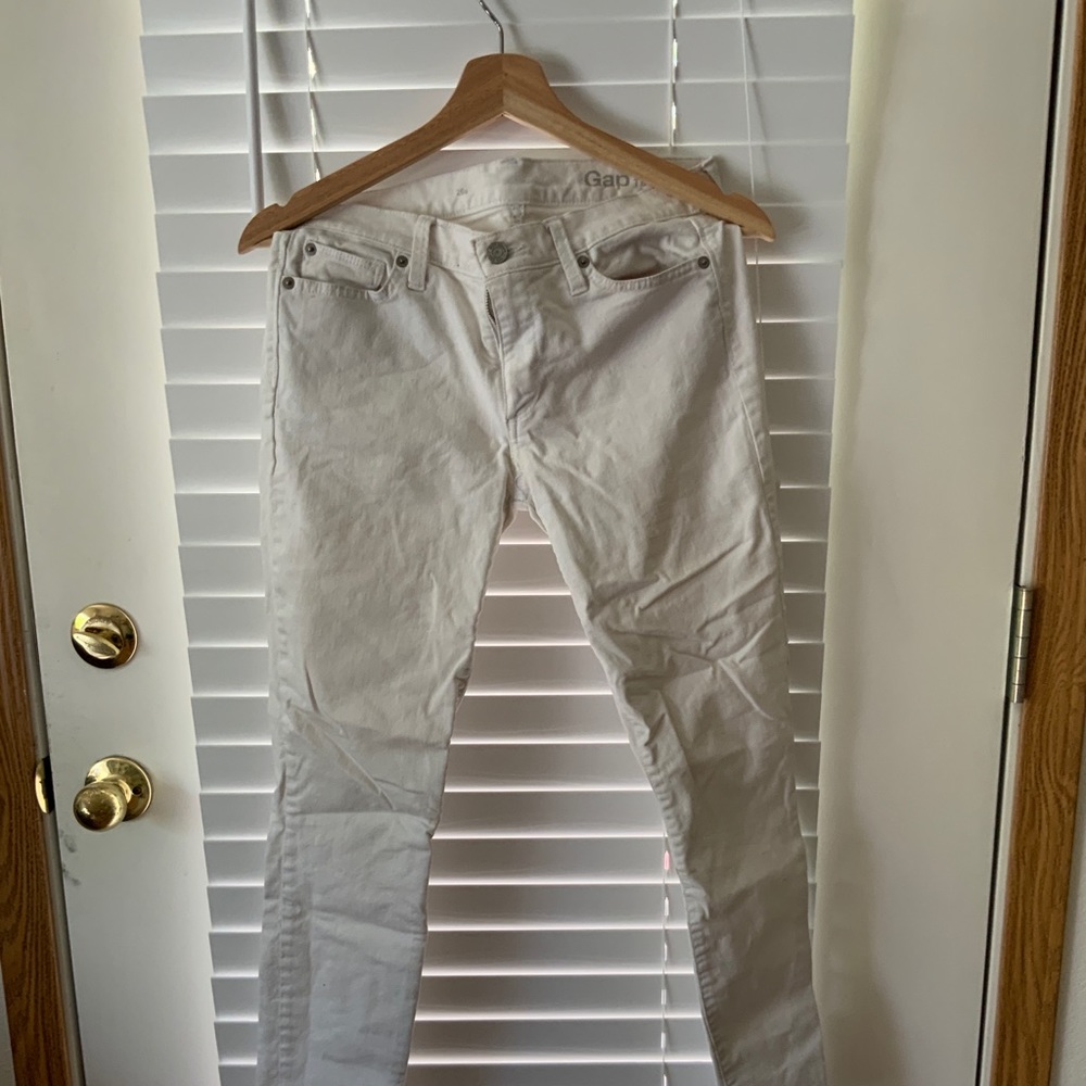 White Gap Skinny Jeans